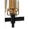 Maxim Lighting Flambeau 3-Light 12.75" Wide Black / Antique Brass Pendant Light 16113CLBKAB - alternate 2